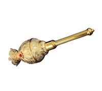 Artibetter Bénitier d'Église en Verre Médiéval Arabe Bouteille d'eau Bénite pour Baptême et Prière Récipient Religieux Décoratif pour Cérémonie Catholique Style Moyen-Oriental Bouteille