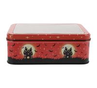 ARTIBETTER Boîte à Bonbons Rangement Visible avec Couvercle en Fer D'halloween pour Biscuits, Chocolats et Friandises, Stockage la Maison ou Cadeau