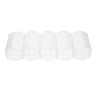 Artibetter Boîte à Jetons de Poker Transparente PS Compartiments et Design à Clip, Facile à Transporter, pour 100 Pièces de Jetons de 0,15 à 0,17 Pouce, Jeu