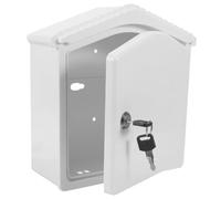 Artibetter Boîte à Lait Style Simple avec Serrure en Plastique Blanc Capacité Adaptée Rangement Sécurisé pour Bouteilles de Lait et Courrier pour Maison ou Bureau
