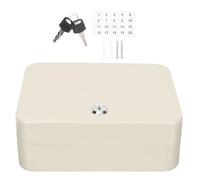 Artibetter Boîte de Gestion des Clés Murale en Métal Blanc Serrure, Coffre Verrouillable pour 20 Clés, pour Hôpitaux et Organisations Militaires