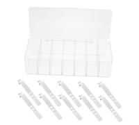 Artibetter Boîte de Rangement Câbles avec Couvercle Compartiments Sanglots Silicone Organiseur de Câbles Bureau Poussière pour Gestion Ordonnée des Fils