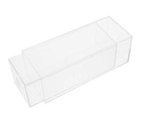 ARTIBETTER Boîte de Rangement en Plastique Transparente Empilable Boîte de Rangement Petite Taille Tiroir pour Bureau Cosmétiques et Accessoires pour Petits Objets Usage Domestique et Voyage