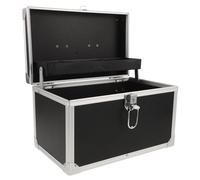 Artibetter Boîte de Rangement Multifonctionnelle Grosse Taille 30x18x19 Cm, Mallette Magicien Résistante à l'eau Intérieur Étanche, Cadre en Alliage D'aluminium et Revêtement Texture Peau