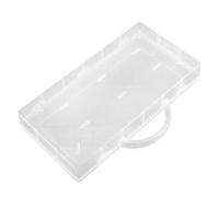 Artibetter Boîte de Rangement Plastique Transparente Couvercle Charnière, 13 Compartiments, Grosse Capacité pour Organiser Outils et Accessoires