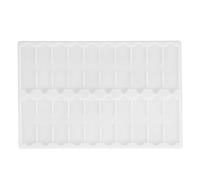 Artibetter Boîte de Rangement pour Lames de Microscope Emplacements Support Organisation Laboratoire pour Diapositives et Préparations Scientifiques