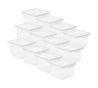 Artibetter Boîte D'élevage pour Reptiles en Plastique PP Résistante à l'usure, Boîte Transparente 20 Pièces pour L'élevage de Reptiles et Insectes