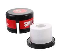 ARTIBETTER Boîte Distributeur de Bandes de Papier pour Cou Noir Rouleau Blanc, Accessoire Coiffure Professionnel, Contenant Pratique pour Salon, Facile à Recharger, Usage Coiffure et Barbier