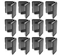 Artibetter Boîtes à Bonbons Rangement Polyvalent avec Ouverture à Rabat 12 Pièces en Plastique Forme Livre Couleur Noir, Design Élégant et Créatif pour Mariage et Fête