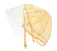 ARTIBETTER Bonnet de Postiche Beige en Maille Extensible avec Dentelle T pour Femmes, Confortable et Élégant, pour Usage Actif ou Sorties Décontractées