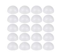 Artibetter Boules De Mousse Demi-Sphères : 200 Boules De Polystyrène Demi-Sphères pour Bricolage Compositions Décorations De Noël 3 Cm (Blanc)