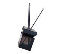 ARTIBETTER Bouteille diffuseur avec Couvercle en Bois de frêne diffuseur sans feu avec bâtonnets en rotin pour huiles essentielles décoration élégante pour Maison Bureau Spa