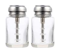Artibetter Bouteille en Verre 100ml à Pression pour Alcool, Lot de 2, Légère et Rechargeable, pour Stockage Cosmétique Pratique et Usage Quotidien