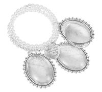 Artibetter Breloque Photo Commémorative pour Bouquet de Mariée Charme du Bouquet Mariage Accessoire DIY Polyvalent Finition Élégante Taille Moyenne Couleur Perle Souvenir Mariage