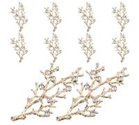 Artibetter Breloques en Alliage de Zinc Strass Brillants, 10 Pièces Ornements pour Loisirs Créatifs, Accessoires Décoratifs pour Vêtements, Paquet et Créations DIY, Ornement Strass