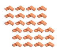 ARTIBETTER Briques Miniatures 60 Pièces pour Construction de Micro-Scènes DIY Maquette Maison en Terre Cuite Modélisme Échelle 1:35