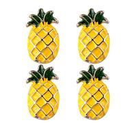 Artibetter Broche Ananas en Alliage Délicate et Élégante 4pcs pour Décoration de Robe et Paquet à Main pour Mariage et Tenue Quotidienne
