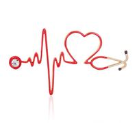 ARTIBETTER Broche pour Vêtements Femme en Alliage, Broche Battement de Cœur Créative, Épingle Décorative Multifonction pour Pulls, Robes, Écharpes - Accessoire Mode Élégant et Polyvalent