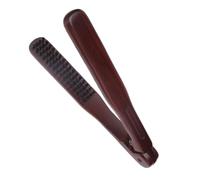 Artibetter Brosse à Cheveux Lissante Double Face en Bois Marron Poils Anti-statiques, Facile à Utiliser Coiffage Professionnel Lissage Salon