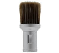 Artibetter Brosse à Épousseter pour Cheveux Cassés Argentée Brosse de Nettoyage de Cache-Cou de Coiffure Polyvalente Outil Professionnel pour Salon de Coiffure et Barbier pour Éliminer