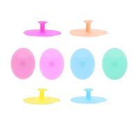 Artibetter Brosse à Shampoing en Silicone pour Tout-petit, Lot de 8pcs, Exfoliante et Multifonction, Cuir Chevelu des Bébés Couleur Aléatoire