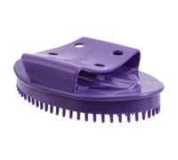 Artibetter Brosse de Massage Méridienne Ergonomique en Plastique Dos Ventre avec Application D'huile Essentielle, Brosse Ovale Relaxante pour Tout le Corps