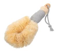 Artibetter Brosse Long Manche en Bois Corde en Coton Antidérapante pour Exfoliation Douce, Massage Corporel et Nettoyage Facile des Zones Difficiles