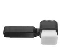 ARTIBETTER Brosse Nettoyante Visage Silicone Double Face Exfoliante, Poils Souples et Silicone, Format Carré Noir, Nettoyage Profond et Massage Visage, Brosse Exfoliante pour Peau Sensible,