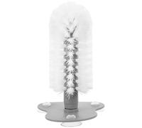 Artibetter Brosse Tortue avec Ventouse Transparente - Brosse de Nettoyage en Abs pour Carapace, Poils Doux pour Éliminer Boue et Peau Morte, Accessoire Multifonction pour Aquarium Tortue,
