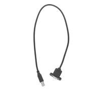 Artibetter Câble D'extension USB 2.0 Type B de 50 Cm Connecteur Coudé à 90 Degrés, Noyau en Cuivre Pur et Gaine en Caoutchouc, Compatible Imprimante et Scanner