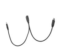 Artibetter Câble D'extension USB Répartiteur USB en Y 2 Mâles vers 1 Femelle Répartiteur d'alimentation Transfert De Données Haute Vitesse Compatible avec Les Durs Mobiles