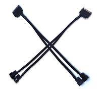 ARTIBETTER Câble Extension pour Ventilateurs Pwm Pin et Pin Adaptateur de Répartition pour Boîtier PC Connecteurs Pratiques pour Alimentation et Gestion des Ventilateurs Noir
