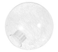 Artibetter Cache Ampoule en Verre G9 Abat-jour Rond en Verre Fixation Filetée, Design Élégant pour Lampe Suspendue, Installation Facile, pour Salon et Décoration Intérieure