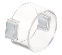 Artibetter Cache-bouton D’arrêt D’urgence Rond en Plastique Aimant, Protection Transparente, Installation Facile, pour Bureau et Industrie