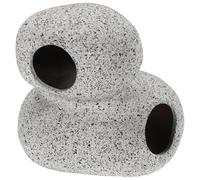 Artibetter Cachette pour Poissons et Crevettes Grotte Décorative Résistante et Colorée pour Aquarium Abri Naturel pour Cichlidés et Crevettes de Grottes Cachées pour Reproduction et