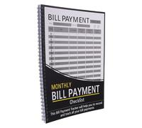 ARTIBETTER Carnet de Suivi Mensuel des Dépenses - Organiseur Budget à Couverture Rigide - Planificateur de Factures Liste de Contrôle - Classeur de Budget pour Gestion Financière Personnelle