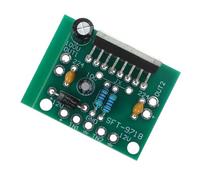 ARTIBETTER Carte D'amplification Audio Stéréo 2.0 Tda7297 15w 15w DC 12v Kit DIY Soudure Carte D'amplificateur de Puissance pour Système Audio et Circuits Électroniques