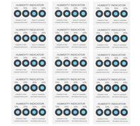 Artibetter Carte de Capteur D'humidité 4 Points Bleu en Papier Absorbant 100pcs Fonction Facile à Utiliser 10%-40% pour Musées et Stockage D'électronique et Bijoux