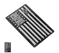 Artibetter Carte D'insertion de Portefeuille Gravée Carte de Prière pour Policier Compacte Portable Résistante aux Dommages pour Policiers et Remises de Diplôme