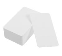 Artibetter Cartes à Collectionner Vierges 100 Pièces Recto Verso pour Peinture Manuelle et Activités Créatives Scolaires