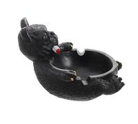 ARTIBETTER Cendrier Résine Forme Chien Original Cendrier pour Cigarettes Intérieur Design Minimaliste et Robuste Décor Salon et Bureau Cadeau Fumeur