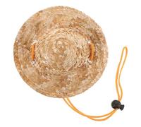 Artibetter Chapeau de Paille Ajustable pour Chiens et Chats, Respirant et Léger, Style Sombrero Seau pour Costume et Photos d'animaux de Compagnie