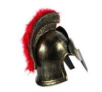 Artibetter Chapeau de Soldat Romain Léger en Plastique Or, Réutilisable pour Fête Costumée et Jeu de Rôle la Maison, Adapté Garçon et Fille