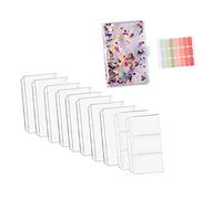 ARTIBETTER Classeur Budget Transparent avec Poche Zippée et Étiquettes Économiseur pour Planification Financière et Organisation des Recettes