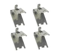 Artibetter Clips D'étagère Congélateur En Acier Inoxydable Solide Support Renforcé Pour Réfrigérateur Familial Lot De 4 Pièces Usage Domestique