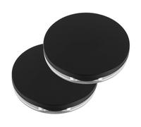 ARTIBETTER Coffret Maquillage 2 Étuis Poudre 5 G Miroir et Houppettes, Boîtes Rangement Cosmétiques pour Voyages et Usage Quotidien