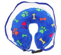 Artibetter Collerette Gonflable pour Chien Cône pour Cou de Chien PVC Bleu Portable et Facile à Nettoyer pour Récupération Postopératoire et Animal de Compagnie Propriétaires D’Animaux