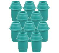 ARTIBETTER Connecteurs pour Pompe à Ventouses en Plastique Résistant, Lot de 10 Pièces Vertes, Pièces Détachées Compatibles pour Pompe Manuelle, Accessoires pour Thérapie par Ventouses