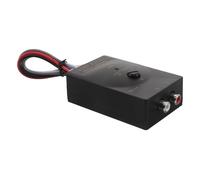 Artibetter Convertisseur de Ligne pour Autoradio Fonction Retard, Transmission Stable et Optimisation Audio en Plastique Noir pour Lecture Musicale en Voiture