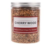 Artibetter Copeaux de Bois de Cerisier Fumage aux Copeaux de Bois Naturels Facile à Utiliser pour Barbecue 125g pour Griller et Camping en Plein Air